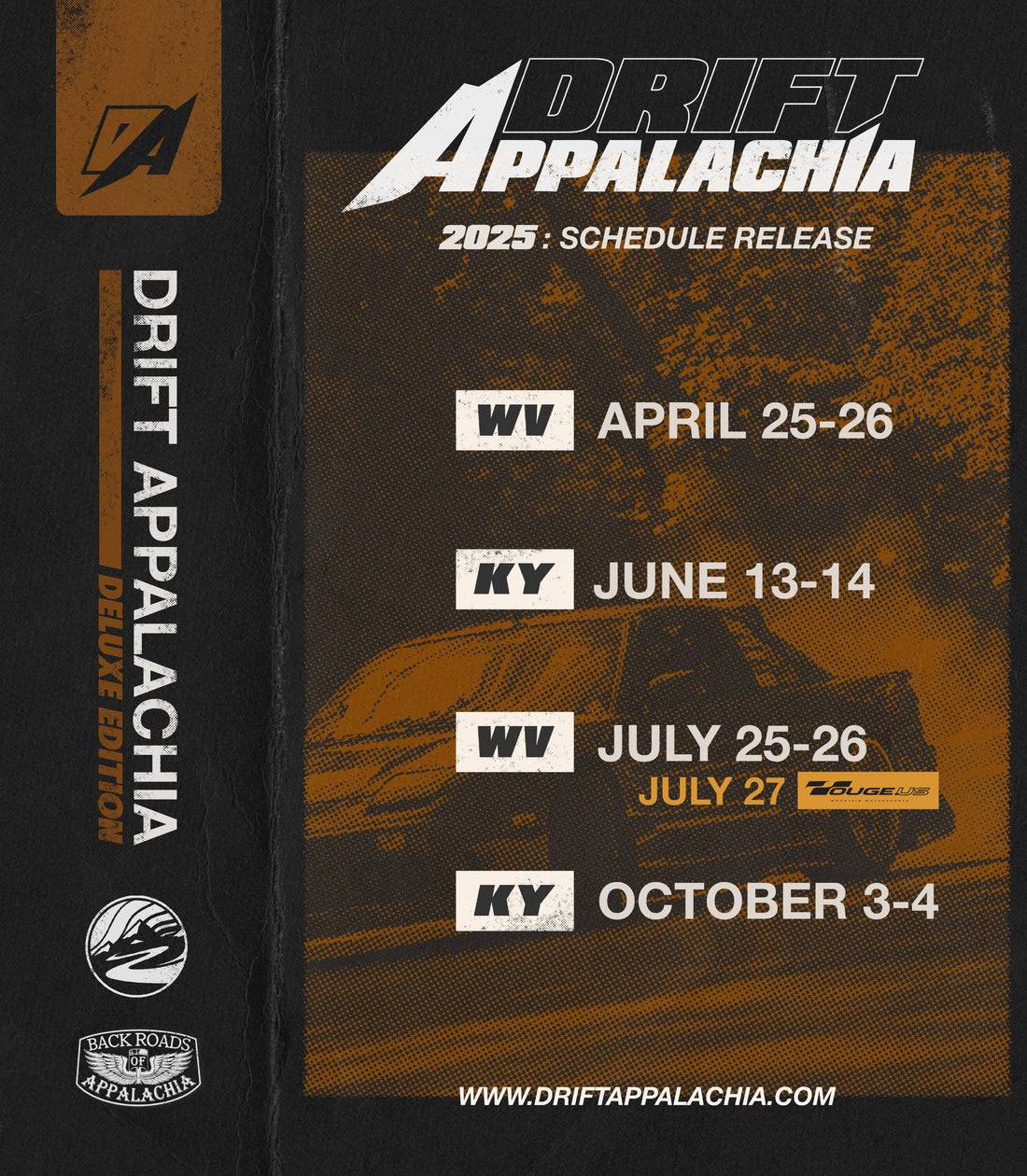 Drift Appalachia 2025 Schedule