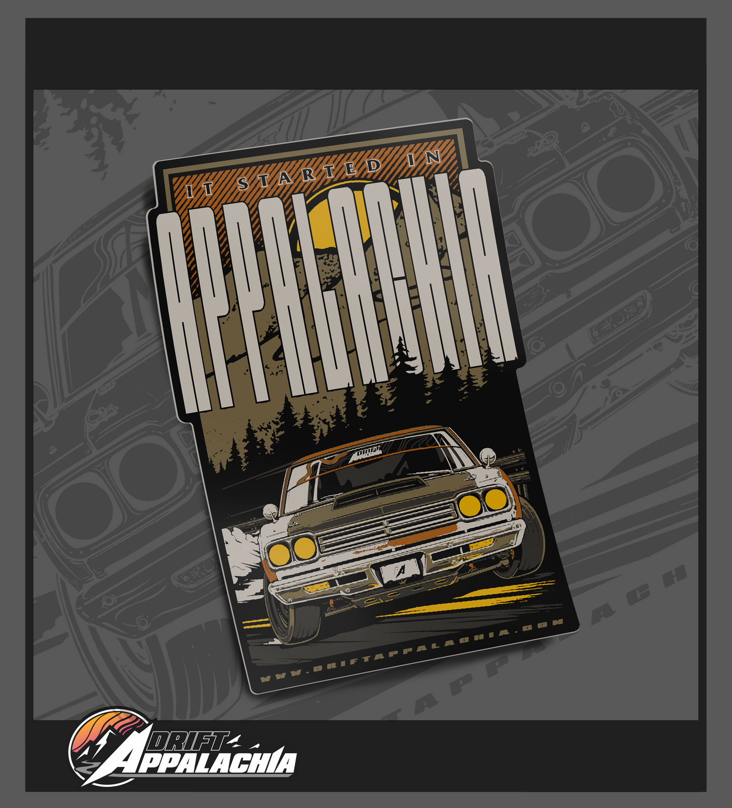 Drift Appalachia Sticker Pack 2024