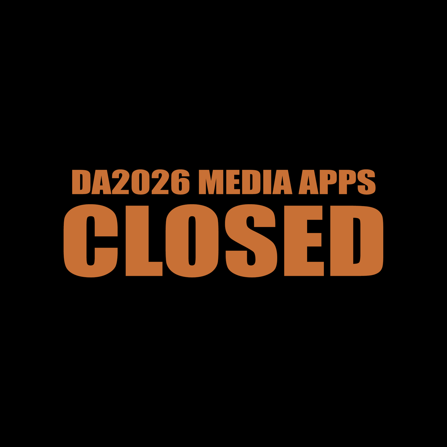 DA2026 MEDIA APPLICATION